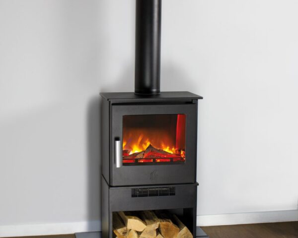 Malvern Electric Stove with Log store